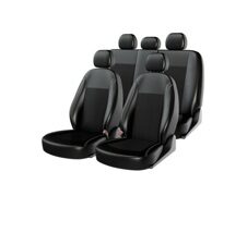 Чехлы универсальные для автомобиля жаккард Avto-Elegant Midi Black/Dark Gray