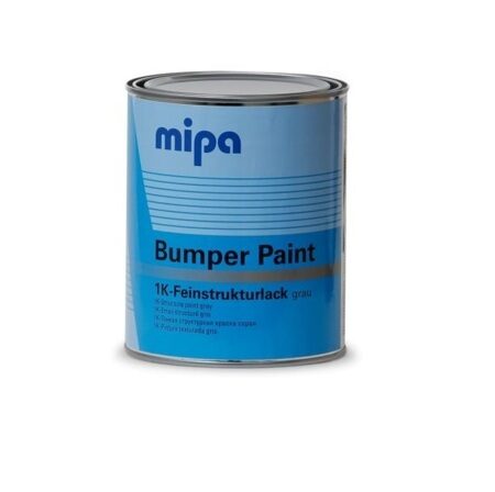 Краска структурная для бампера Mipa Bumper Paint черная 1 л.