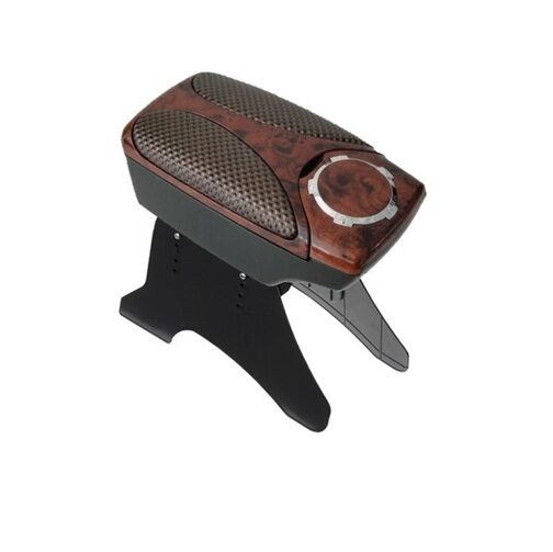 Подлокотник для автомобиля универсальный на магнитах REX 42014 Wood/Black