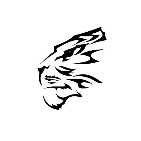 Декоративная наклейка Тигр