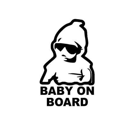 Декоративная наклейка Baby on Board