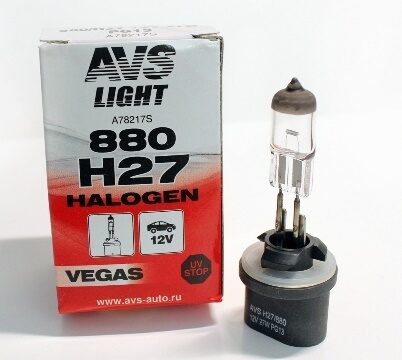 Галогенная лампа AVS Light Vegas H27/880 27W 12V