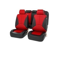 Чехлы универсальные для автомобиля жаккард Avto-Elegant Midi Black/Red