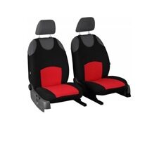 Чехлы универсальные на передние сиденья экокожа+жаккард GT Continental 1+2 BUS Black