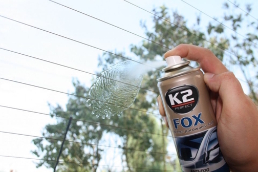 Антизапотеватель стекол аэрозольный K2 Fox 200 мл.