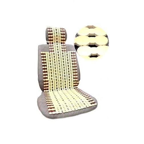 Накидка массажная на сиденье фигурные плоские косточки WOODCRAFT WF-1335