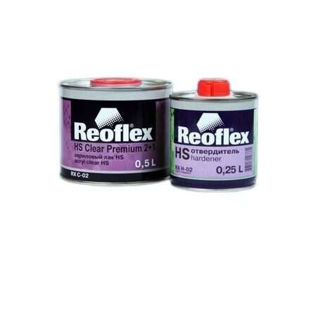 Лак акриловый Reoflex HS Clear Premium RX C-02 (0,5 л. + 0,25 л.)