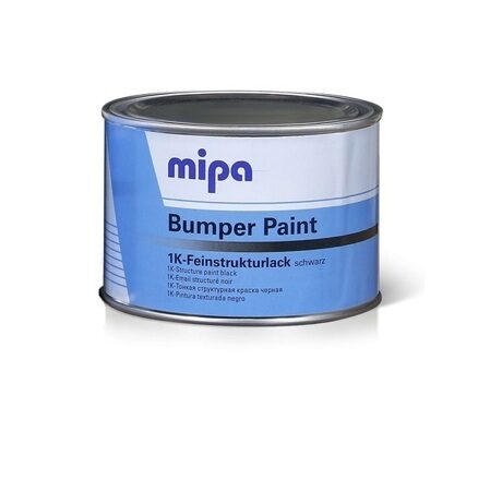 Краска структурная для бампера Mipa Bumper Paint черная 0,5 л.
